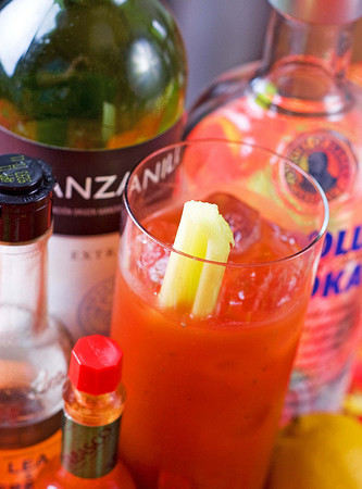 Bloody Mary with Jamaican rum